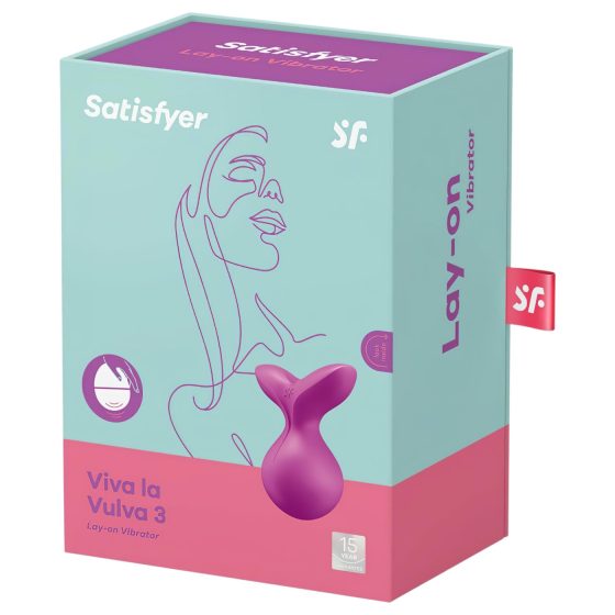 / Satisfyer Viva la Vulva 3 - csikló vibrátor (viola)