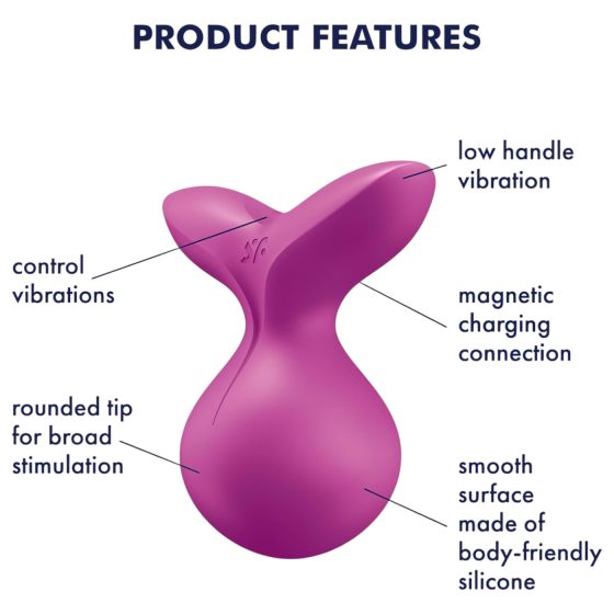 / Satisfyer Viva la Vulva 3 - csikló vibrátor (viola)