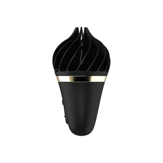 Satisfyer Sweet Treat - akkus, forgó csikló vibrátor (fekete)
