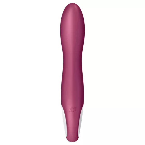 Satisfyer Big Heat - akkus, melegítő G-pont vibrátor (piros)