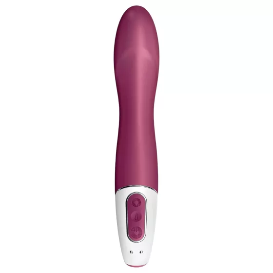 Satisfyer Big Heat - akkus, melegítő G-pont vibrátor (piros)