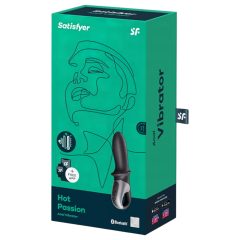   Satisfyer Hot Passion - okos melegítő anál vibrátor (fekete)