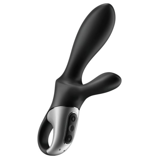 Satisfyer Heat Climax+ – okos, melegítő anál vibrátor (fekete)