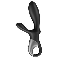   Satisfyer Heat Climax+ - okos, melegítő anál vibrátor (fekete)