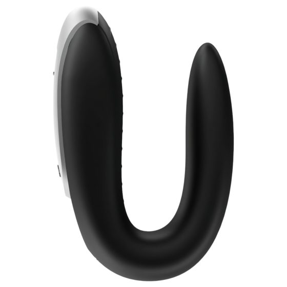Satisfyer Double Fun - okos, vízálló párvibrátor (fekete)