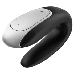   Satisfyer Double Fun - okos, vízálló párvibrátor (fekete)