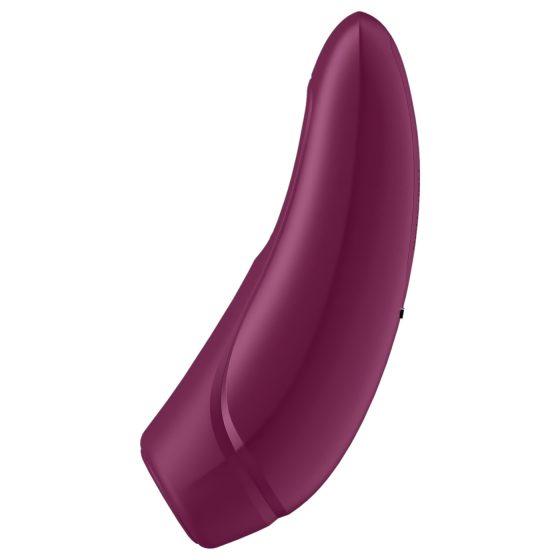 Satisfyer Curvy 1+ - okos léghullámos csiklóizgató (piros)