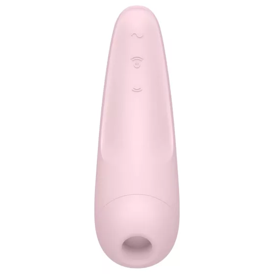 Satisfyer Curvy 2+ - okos léghullámos csiklóizgató (pink)