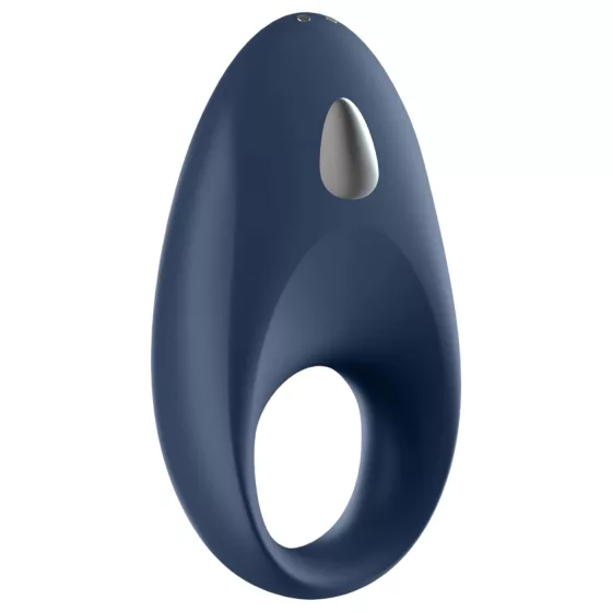 Satisfyer Mighty One - App-vezérelt vibrációs péniszgyűrű (kék)