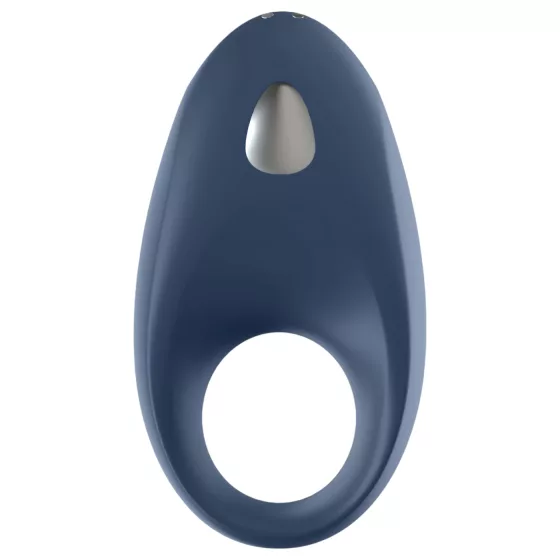 Satisfyer Mighty One - App-vezérelt vibrációs péniszgyűrű (kék)