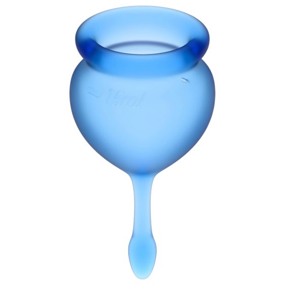 Satisfyer Feel Good - menstruációs kehely szett (kék) - 2db