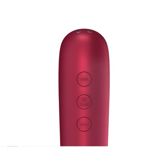 Satisfyer Dual Love - okos hüvelyi és csikló vibrátor (piros)