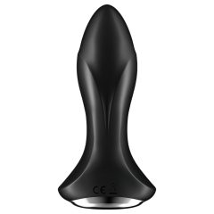   Satisfyer Rotator Plug 1 - gyöngyös anál vibrátor (fekete)