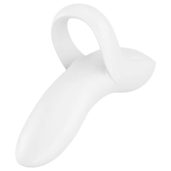 Satisfyer Bold Lover - akkus, vízálló ujj vibrátor (fehér)