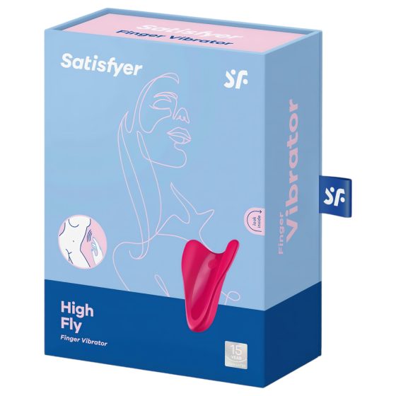 Satisfyer High Fly - akkus, vízálló csikló vibrátor (pink)