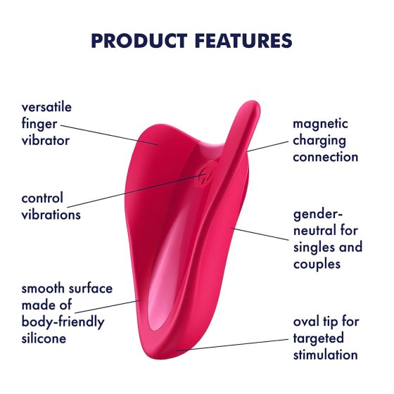 Satisfyer High Fly - akkus, vízálló csikló vibrátor (pink)