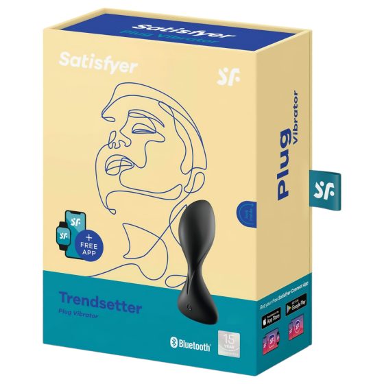 / Satisfyer Trendsetter - okos anál vibrátor (fekete)
