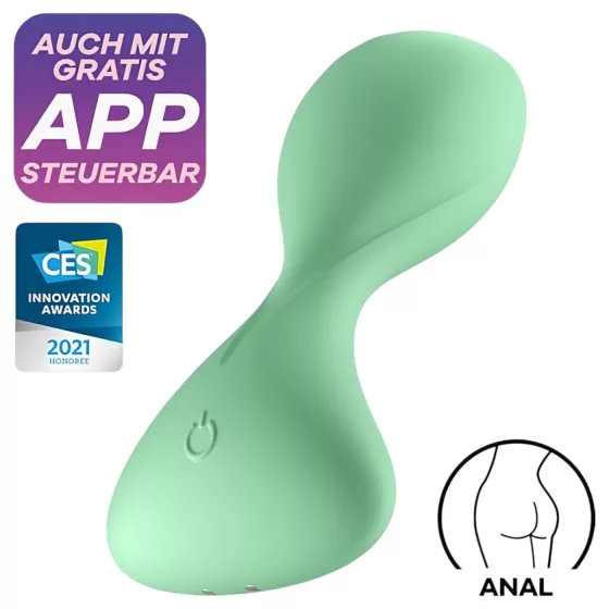 / Satisfyer Trendsetter - app-vezérelt anál vibrátor (zöld)