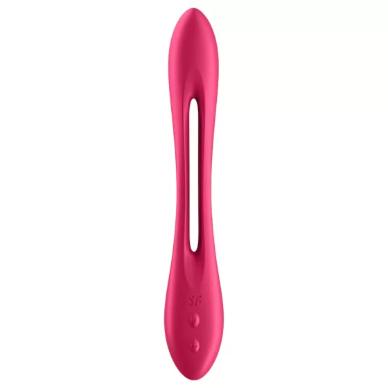 Satisfyer Elastic Joy - akkus, flexibilis párvibrátor (piros)