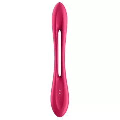   Satisfyer Elastic Joy - akkus, flexibilis párvibrátor (piros)