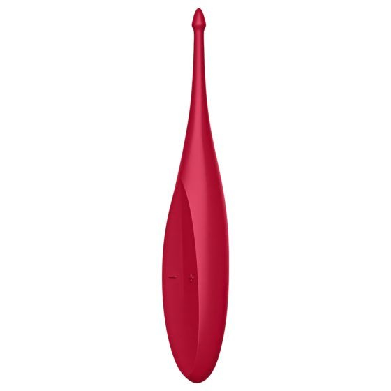 Satisfyer Twirling Fun - akkus, vízálló csikló vibrátor (piros)