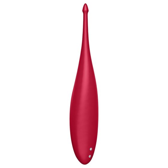 Satisfyer Twirling Fun - akkus, vízálló csikló vibrátor (piros)