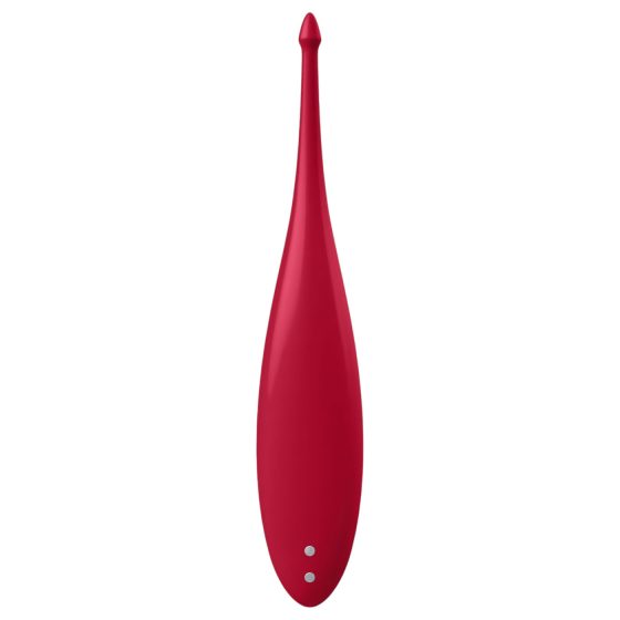 Satisfyer Twirling Fun - akkus, vízálló csikló vibrátor (piros)