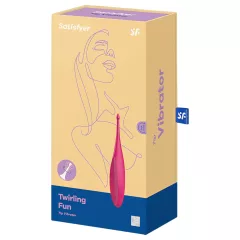   Satisfyer Twirling Fun - akkus, vízálló csikló vibrátor (pink)