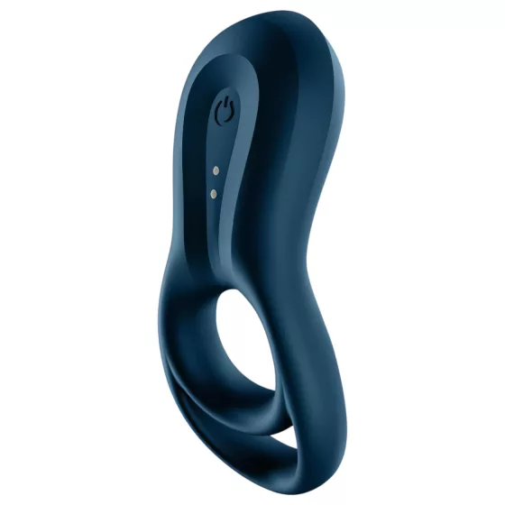 Satisfyer Epic Duo - app-vezérelt, vibrációs péniszgyűrű (fekete)