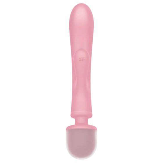Satisfyer Triple Lover - G-pont és masszírozó vibrátor (pink)