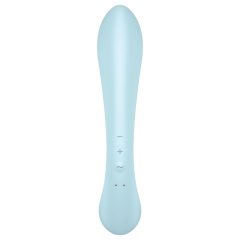 Satisfyer Triple Oh - akkus, csiklókaros vibrátor (kék)