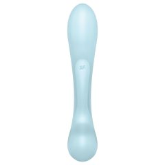 Satisfyer Triple Oh - akkus, csiklókaros vibrátor (kék)