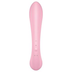 Satisfyer Triple Oh - akkus, csiklókaros vibrátor (pink)