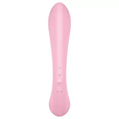 Satisfyer Triple Oh - akkus, csiklókaros vibrátor (pink)