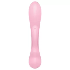 Satisfyer Triple Oh - akkus, csiklókaros vibrátor (pink)
