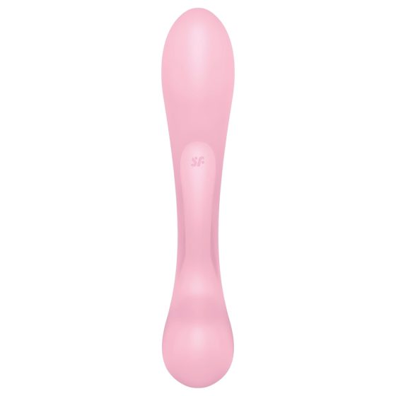 Satisfyer Triple Oh - akkus, csiklókaros vibrátor (pink)