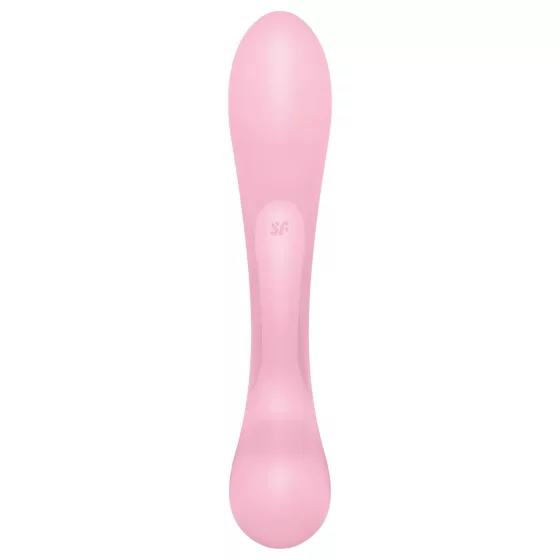 Satisfyer Triple Oh - akkus, csiklókaros vibrátor (pink)