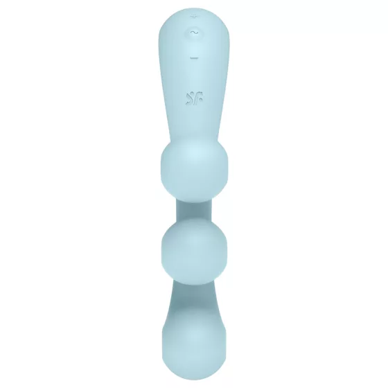 Satisfyer Tri Ball 2 - multifunkciós vibrátor (menta)