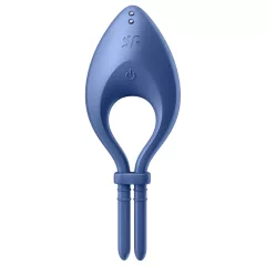 Satisfyer Bullseye - okos vibrációs péniszgyűrű (kék)