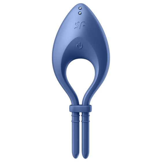 Satisfyer Bullseye - okos vibrációs péniszgyűrű (kék)