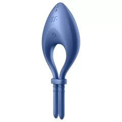 Satisfyer Bullseye - okos vibrációs péniszgyűrű (kék)