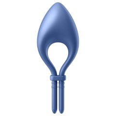 Satisfyer Bullseye - okos vibrációs péniszgyűrű (kék)