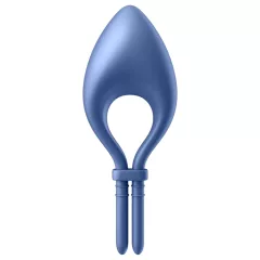 Satisfyer Bullseye - okos vibrációs péniszgyűrű (kék)