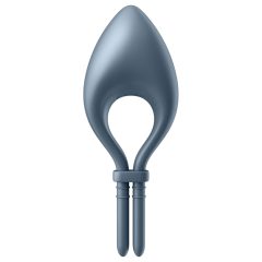  Satisfyer Bullseye - okos vibrációs péniszgyűrű (szürke)