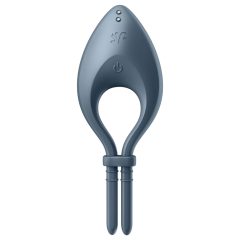   Satisfyer Bullseye - okos vibrációs péniszgyűrű (szürke)