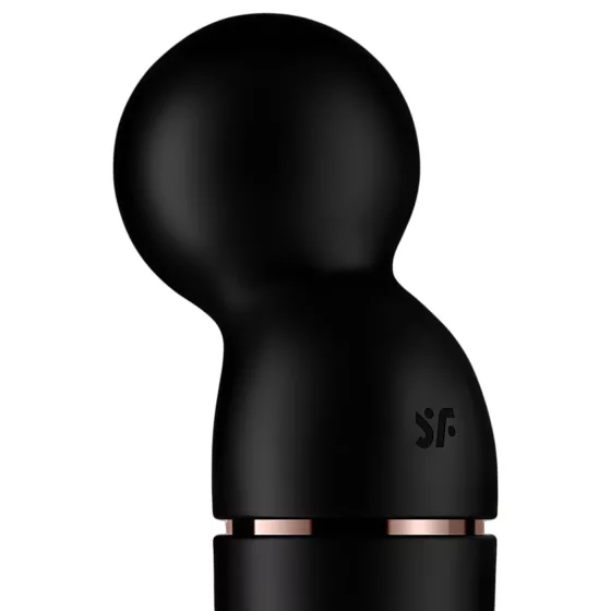 Satisfyer Planet Wand-er - masszírozó vibrátor (fekete)