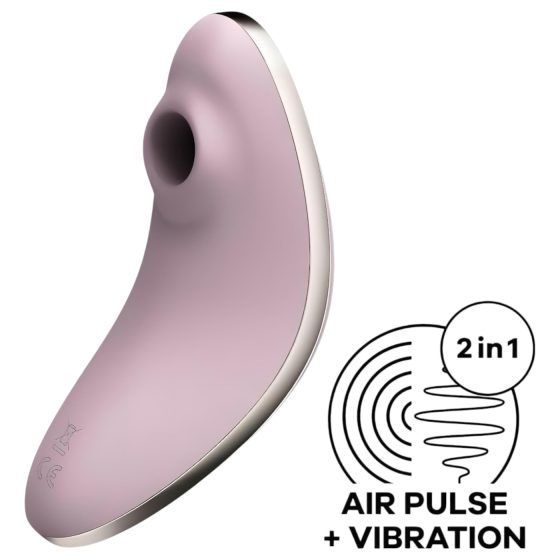Satisfyer Vulva Lover 1 - léghullámos csikló vibrátor (viola)