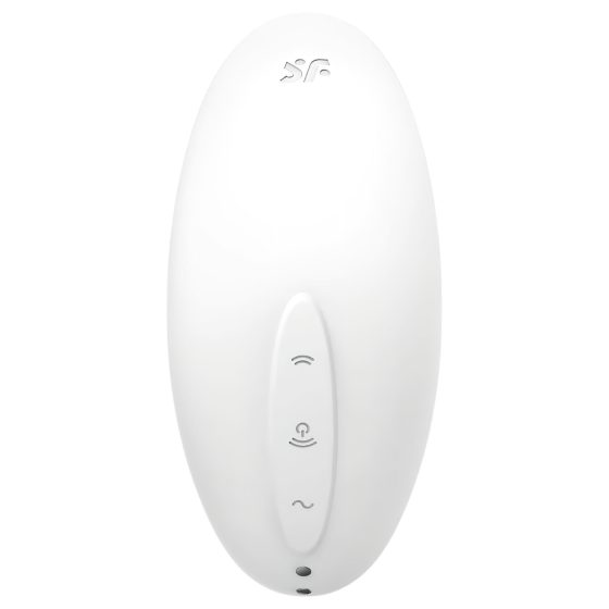 Satisfyer Vulva Lover 2 - léghullámos csikló vibrátor (fehér)