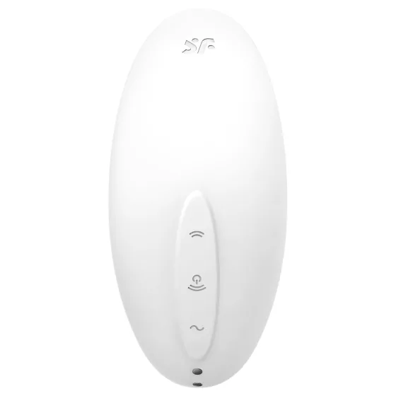 / Satisfyer Vulva Lover 2 - léghullámos csikló vibrátor (fehér)