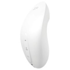   Satisfyer Vulva Lover 2 - léghullámos csikló vibrátor (fehér)